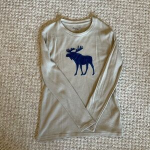 🫎 Abercrombie kids - boys waffle long sleeve - size 13/14